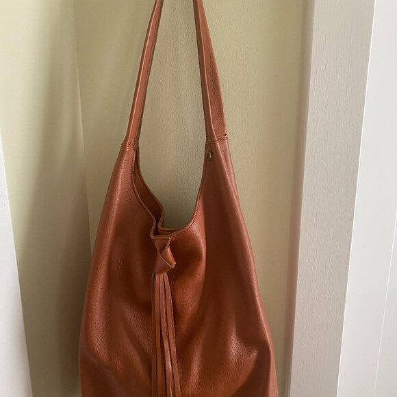 "The Sak" boho leather, brown - Picture 1 of 3